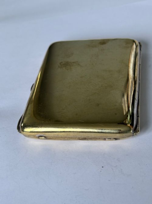 ART DECO GERMAN SILVER GILT SOVEREIGN CARD COMPACT COMBINATION CASE C1920 - ADDITIONAL PHOTO 7