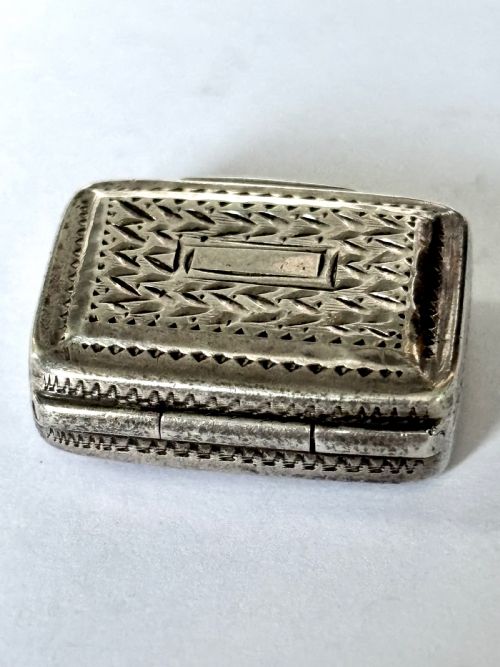GEORGE IV SILVER GILT VINAIGRETTE BIRMINGHAM 1829 JOHN BETTRIDGE - ADDITIONAL PHOTO 8