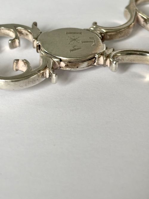 ANTIQUE GEORGE III SILVER SUGAR NIPS SCISSORS LONDON C1780 THOMAS TOOKEY - ADDITIONAL PHOTO 4