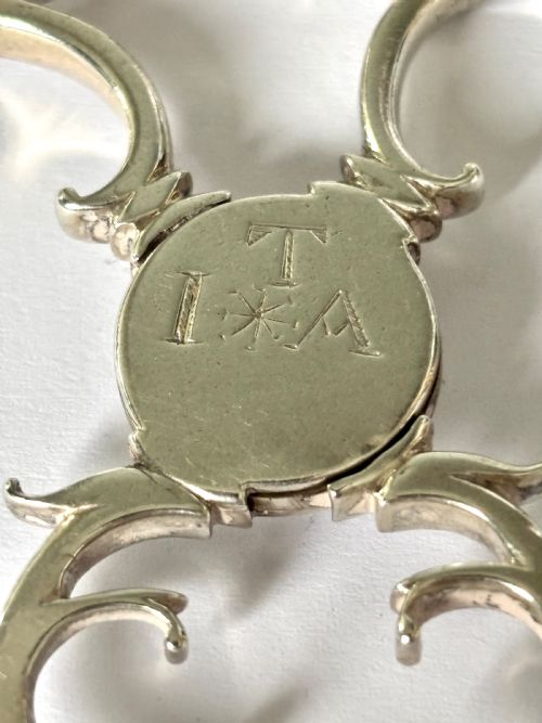 ANTIQUE GEORGE III SILVER SUGAR NIPS SCISSORS LONDON C1780 THOMAS TOOKEY - ADDITIONAL PHOTO 6