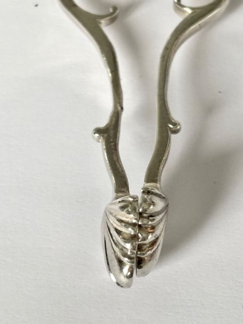 ANTIQUE GEORGE III SILVER SUGAR NIPS SCISSORS LONDON C1780 THOMAS TOOKEY - ADDITIONAL PHOTO 8