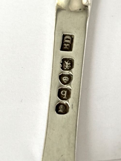 WILLIAM IV SILVER DOUBLEENDED FIDDLE PATTERN MARROW SCOOP BENJAMIN DAVIS 1831 - ADDITIONAL PHOTO 2