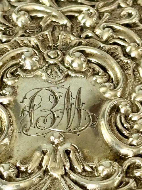 VICTORIAN REPOUSSE SILVER GILT CIGARETTE CHEROOT CASE HENRY MATTHEWS 1898 - ADDITIONAL PHOTO 8