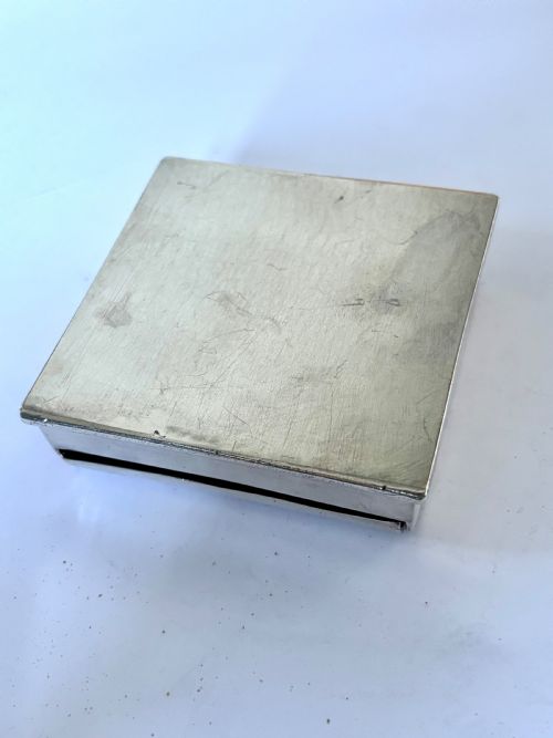 SAMPSON MORDAN LATE VICTORIAN TRIPLE STAMP HOLDER BOX WITH SPONGE LONDON 1901 - ADDITIONAL PHOTO 8