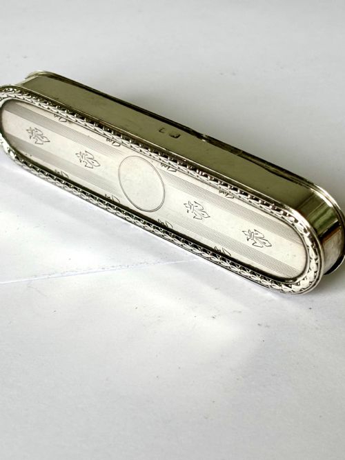edward vii sterling silver toothpick holder case box synyer beddoes bham 1910 - CATEGORY: ANTIQUE SILVER - DATED EDWARDIAN