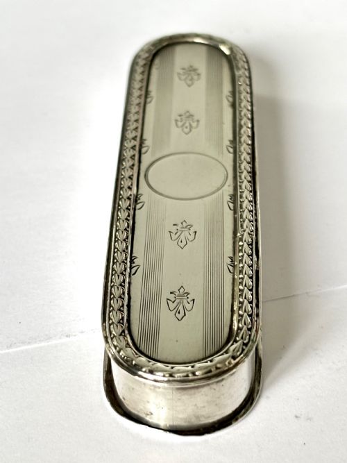 EDWARD VII STERLING SILVER TOOTHPICK HOLDER CASE BOX SYNYER BEDDOES BHAM 1910 - ADDITIONAL PHOTO 5