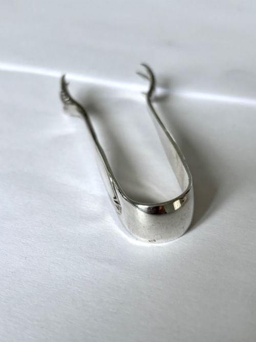 ANTIQUE SILVER CLAW SUGAR NIPS SHEFFIELD 1929 COOPER BROTHERS SONS - ADDITIONAL PHOTO 3