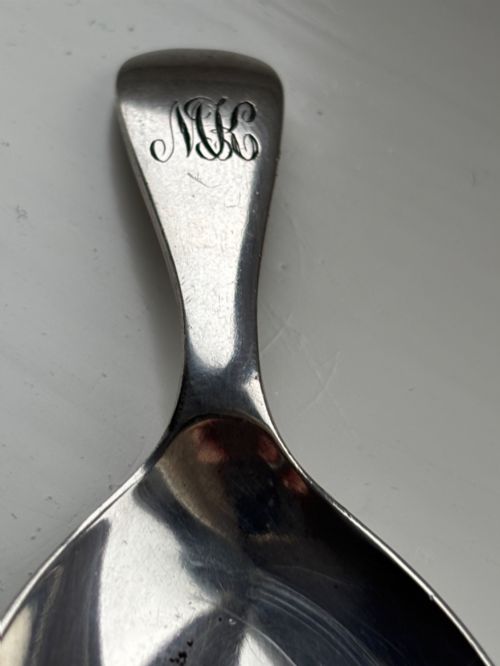 GEORGE V SILVER CADDY SPOON J THOMPSON SONS SHEFFIELD 1929 - ADDITIONAL PHOTO 5