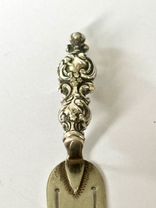 GEORGE V SILVER BOOKMARK ADIE LOVEKIN BIRMINGHAM 1913 - ADDITIONAL PHOTO 2