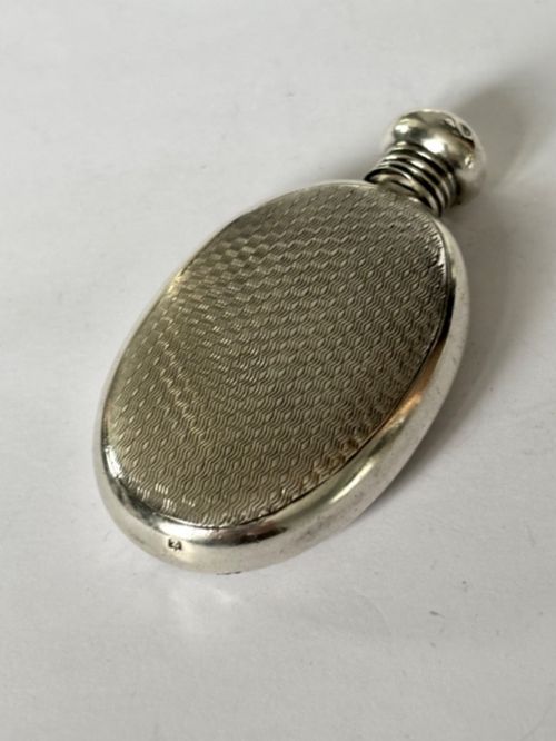 GEORGE V STERLING SILVER SCENT FLASK PERFUME BOTTLE 1924 - ADDITIONAL PHOTO 5