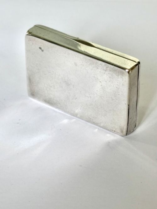 ANTIQUE SILVER VICTORIAN SNUFF BOX JAMES WALTER TIPTAFT BIRMINGHAM 1891 - ADDITIONAL PHOTO 4