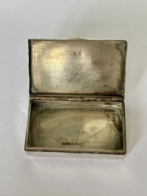 ANTIQUE SILVER VICTORIAN SNUFF BOX JAMES WALTER TIPTAFT BIRMINGHAM 1891 - ADDITIONAL PHOTO 6