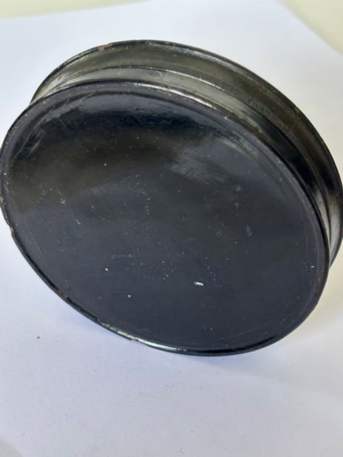 EARLY 19TH CENTURY FRENCH PAPIER MACHE SNUFF BOX HUNTING LA CHASSE - ADDITIONAL PHOTO 5