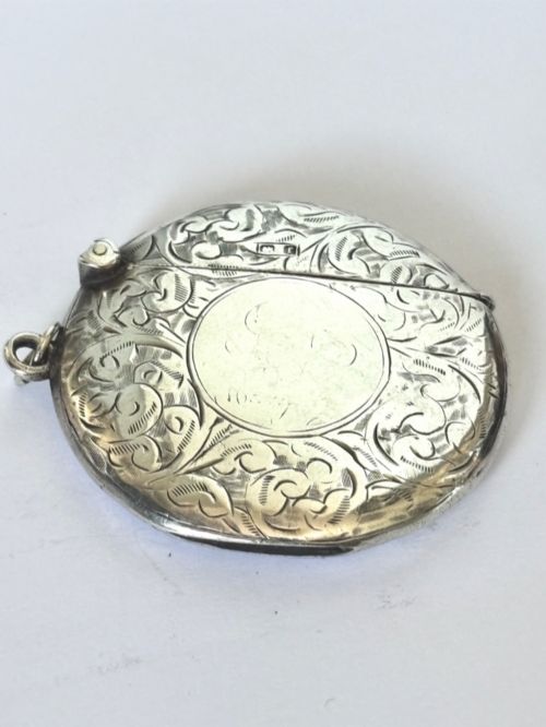 ANTIQUE EDWARDIAN SILVER VESTA CASE SYDNEY CO BIRMINGHAM 1905 - ADDITIONAL PHOTO 1