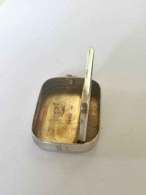 VICTORIAN SILVER GILT NOVELTY TRICK VESTA CASE SAMPSON MORDAN 1889 - ADDITIONAL PHOTO 6