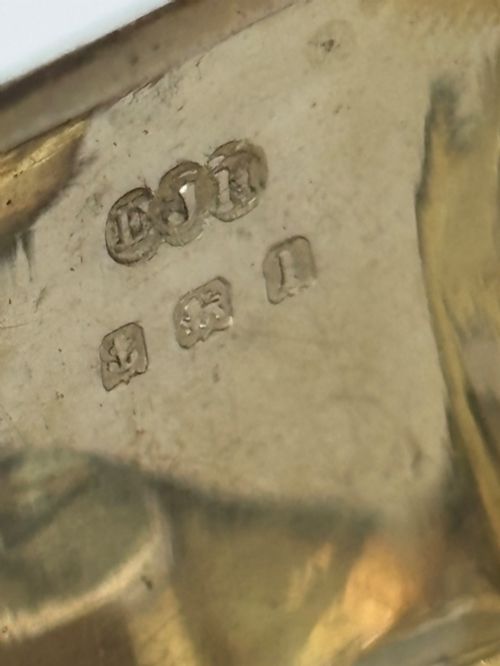 GEORGE V SILVER SQUARE SOVEREIGN CASE BIRMINGHAM 1910 EJ HOULSTON - ADDITIONAL PHOTO 6