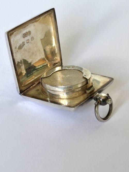 GEORGE V SILVER SQUARE SOVEREIGN CASE BIRMINGHAM 1910 EJ HOULSTON - ADDITIONAL PHOTO 7