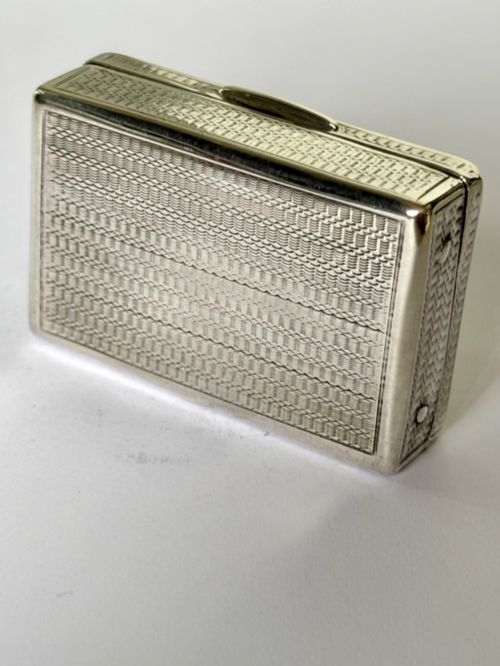 GEORGE V SILVER GILT SNUFF BOX CHESTER 1919 COHEN CHARLES - ADDITIONAL PHOTO 5