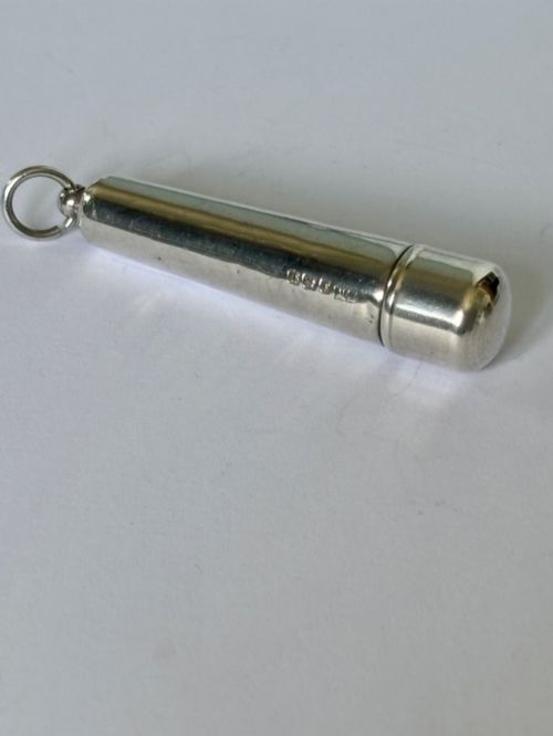 GEORGE V WWI STERLING SILVER CHEROOT HOLDER CASE BIRMINGHAM 1919 FRANCIS WEBB - ADDITIONAL PHOTO 6