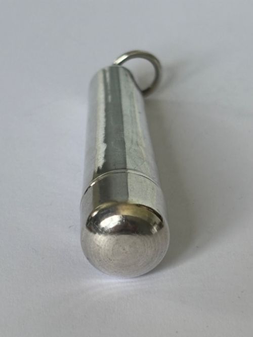 GEORGE V WWI STERLING SILVER CHEROOT HOLDER CASE BIRMINGHAM 1919 FRANCIS WEBB - ADDITIONAL PHOTO 8