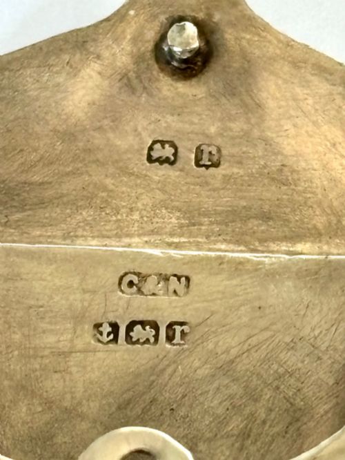 GEORGE V WWI SOLID SILVER ENVELOPE STAMP CASE 1916 CRISFORD NORRIS - ADDITIONAL PHOTO 6