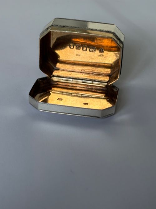 18TH CENTURY GEORGE III SILVER GILT SNUFF BOX PHIPPS ROBINSON LONDON 1795 - ADDITIONAL PHOTO 11