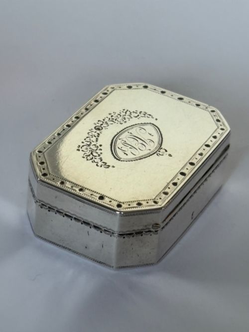 18TH CENTURY GEORGE III SILVER GILT SNUFF BOX PHIPPS ROBINSON LONDON 1795 - ADDITIONAL PHOTO 14