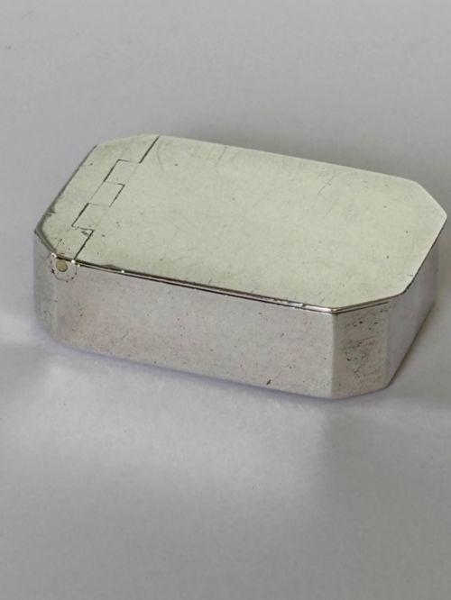 18TH CENTURY GEORGE III SILVER SNUFF BOX THOMAS WILLMORE BIRMINGHAM 1799