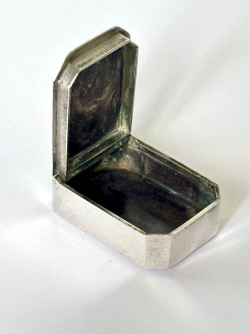18TH CENTURY GEORGE III SILVER SNUFF BOX THOMAS WILLMORE BIRMINGHAM 1799 - ADDITIONAL PHOTO 5