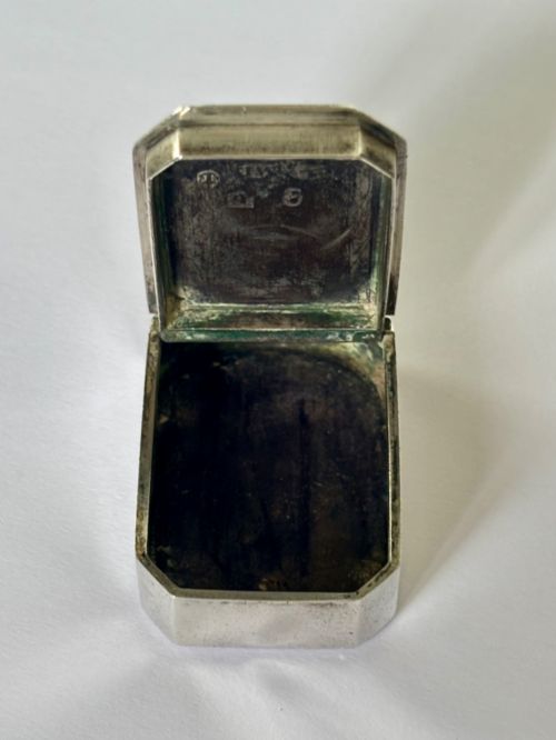 18TH CENTURY GEORGE III SILVER SNUFF BOX THOMAS WILLMORE BIRMINGHAM 1799 - ADDITIONAL PHOTO 7