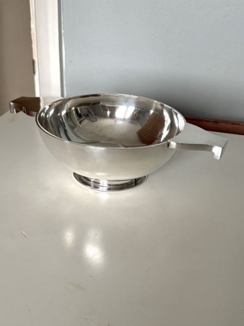 LARGE SCOTTISH SILVER QUAICH HAMILTON INCHES EDINBURGH 1920 24CM 95INCH 358G - ADDITIONAL PHOTO 2