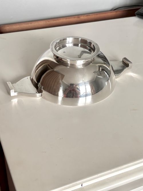 LARGE SCOTTISH SILVER QUAICH HAMILTON INCHES EDINBURGH 1920 24CM 95INCH 358G - ADDITIONAL PHOTO 5