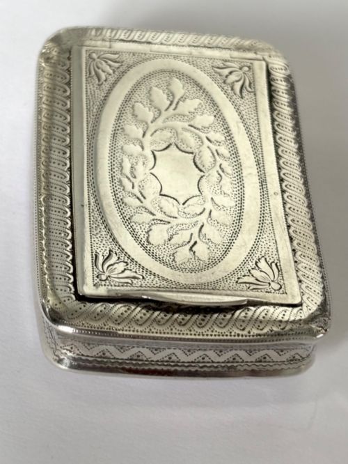 EXQUISITE GEORGE III SILVER GILT SNUFF BOX JOHN THROPP BIRMINGHAM 1816 GEORGIAN - ADDITIONAL PHOTO 10