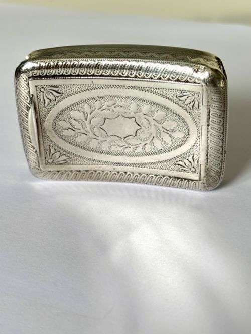 EXQUISITE GEORGE III SILVER GILT SNUFF BOX JOHN THROPP BIRMINGHAM 1816 GEORGIAN - ADDITIONAL PHOTO 13