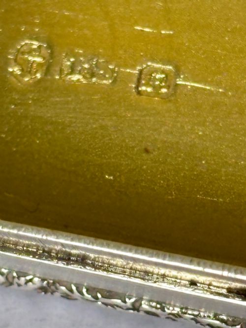 LARGE WILLIAM IV SILVER GILT SNUFF BOX THOMAS SHAW BIRMINGHAM 1836 827G - ADDITIONAL PHOTO 3