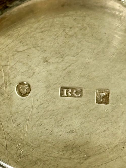 GEORGE III STERLING SILVER PATCH PILL PYX BOX LONDON C1790S MAKER RC - ADDITIONAL PHOTO 1