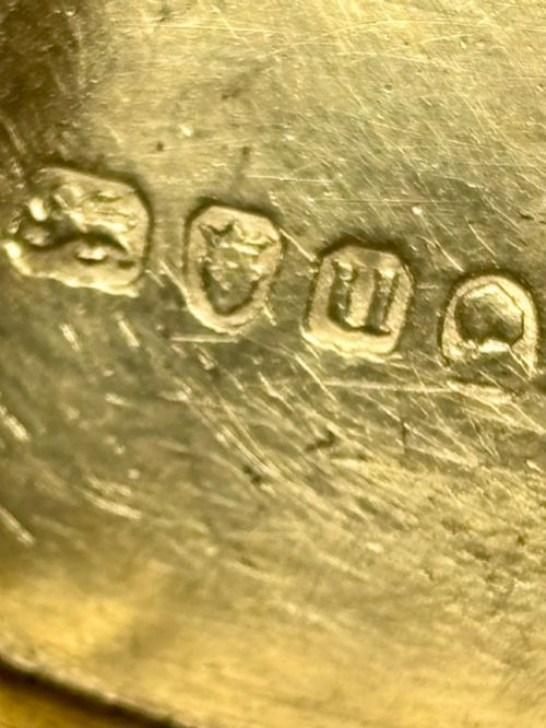 GEORGE III SILVER GILT SNUFF BOX CORNELIUS BLAND LONDON 1795 ISLE OF MAN CREST MANX - ADDITIONAL PHOTO 8