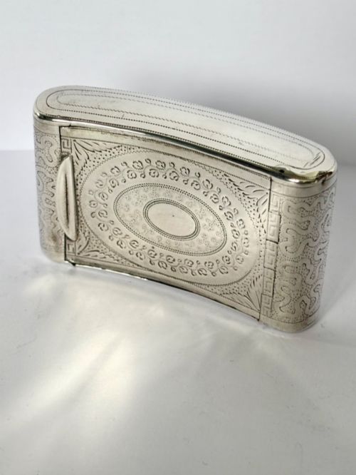 Superb George III Silver Gilt Snuff Box Joseph Willmore Birmingham 1810