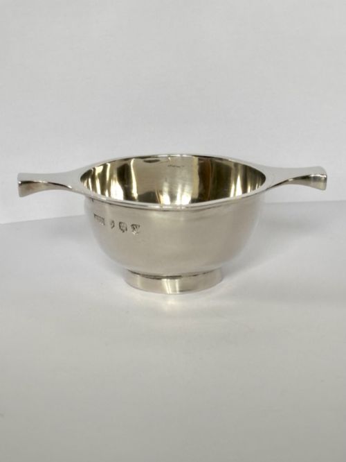 Small Antique Scottish Silver Quaich Edinburgh 1926 Brook & Son