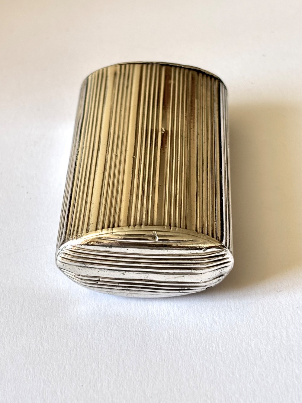 George III Silver Gilt Snuff Box Birmingham 1810 by John Shaw View V