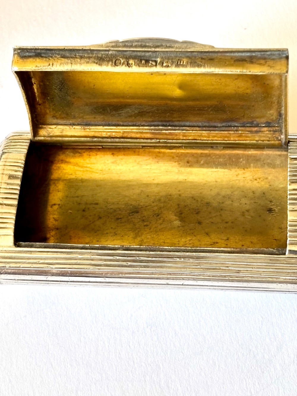 George III Silver Gilt Snuff Box Birmingham 1810 by John Shaw View VIII