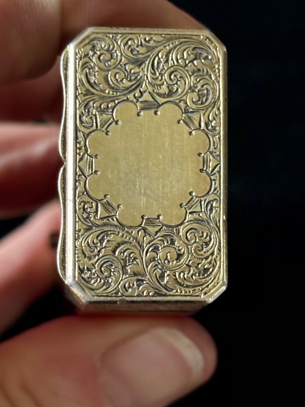 Victorian Sampson Mordan Silver Gilt Ruby Glass Scent Bottle & Vinaigrette 1878 View XIV