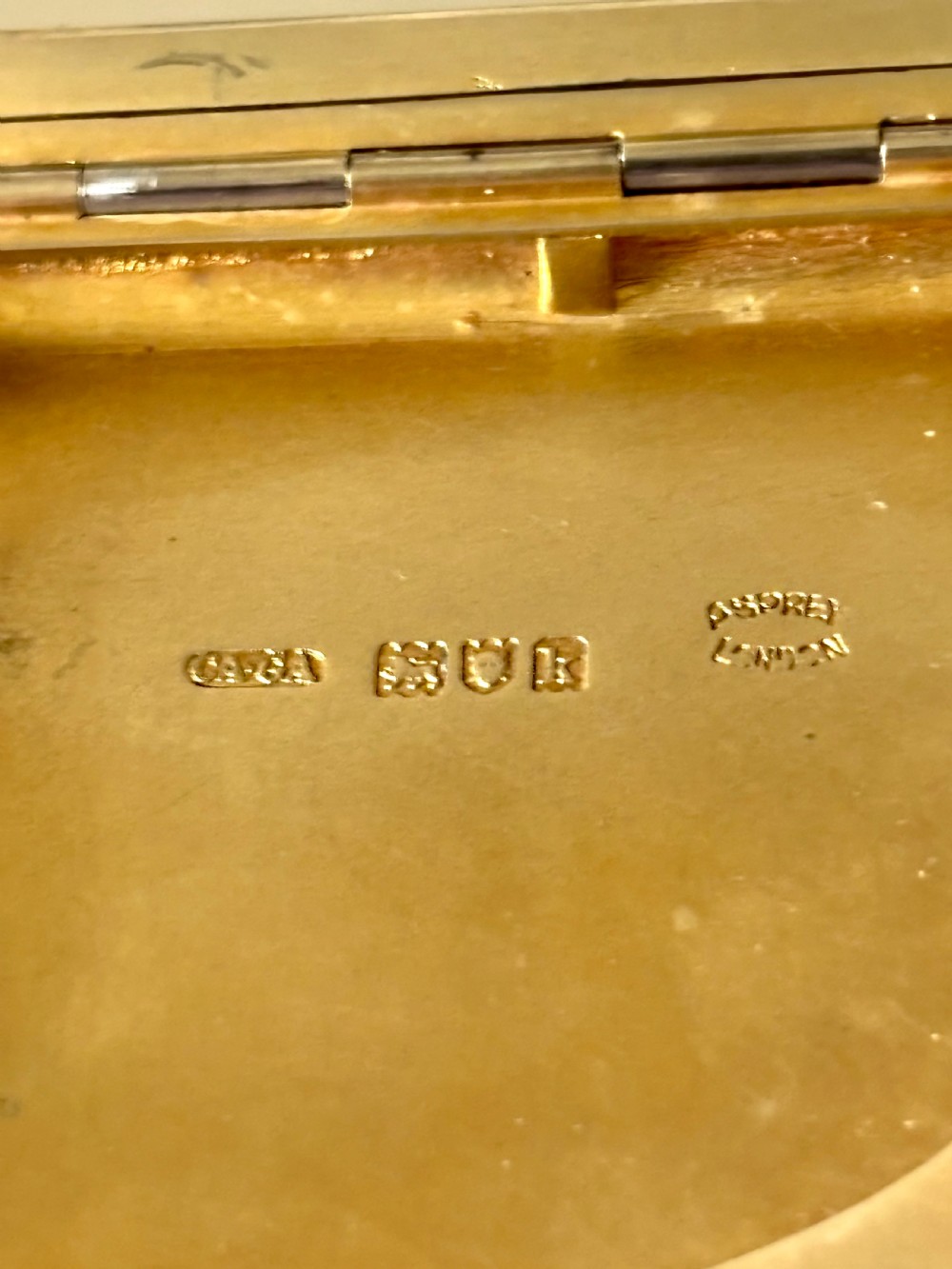 Edwardian Silver Card Cigarette Vanity Combi Case Charles & George ASPREY 1905 View III