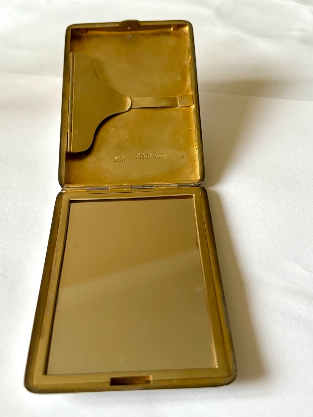 Edwardian Silver Card Cigarette Vanity Combi Case Charles & George ASPREY 1905 View IV