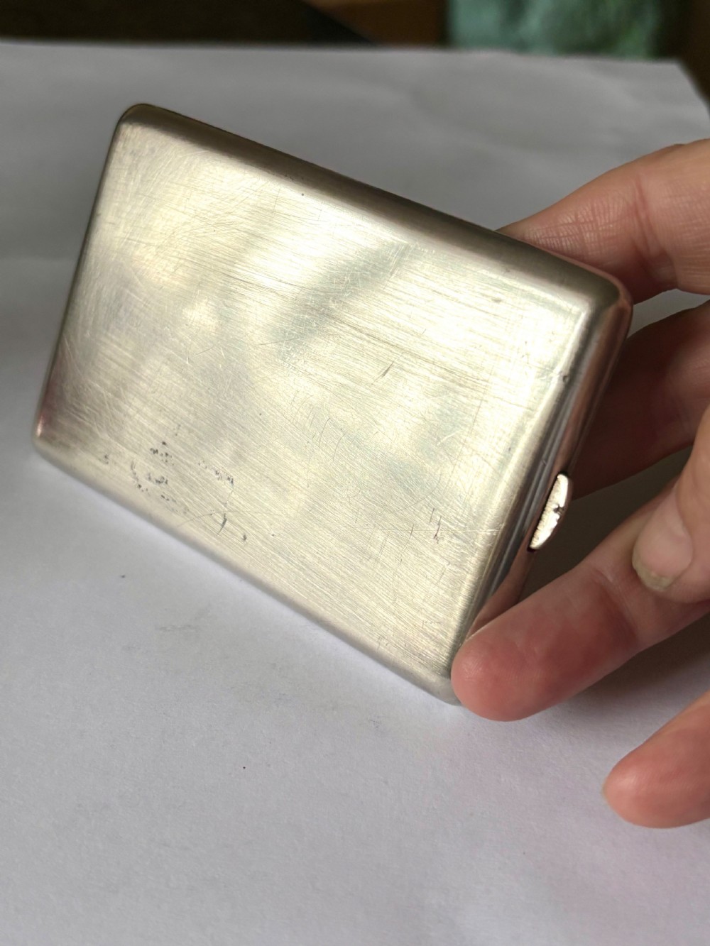 Edwardian Silver Card Cigarette Vanity Combi Case Charles & George ASPREY 1905 View IX