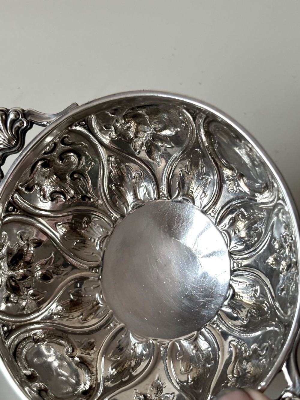 A Victorian silver quaich, Martin, Hall & Co, Sheffield 1856 View III