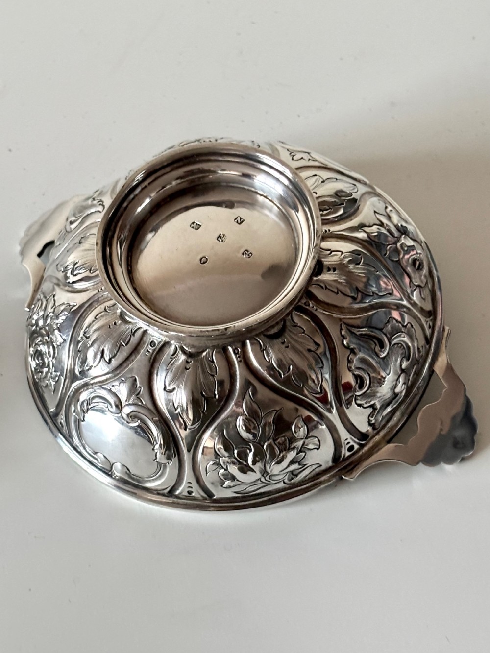 A Victorian silver quaich, Martin, Hall & Co, Sheffield 1856 View VI