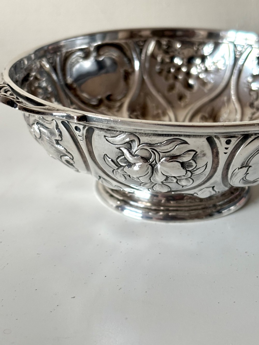 A Victorian silver quaich, Martin, Hall & Co, Sheffield 1856 View X