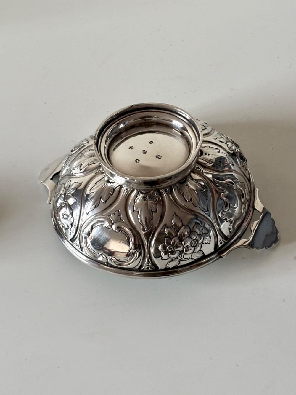 A Victorian silver quaich, Martin, Hall & Co, Sheffield 1856 View XII