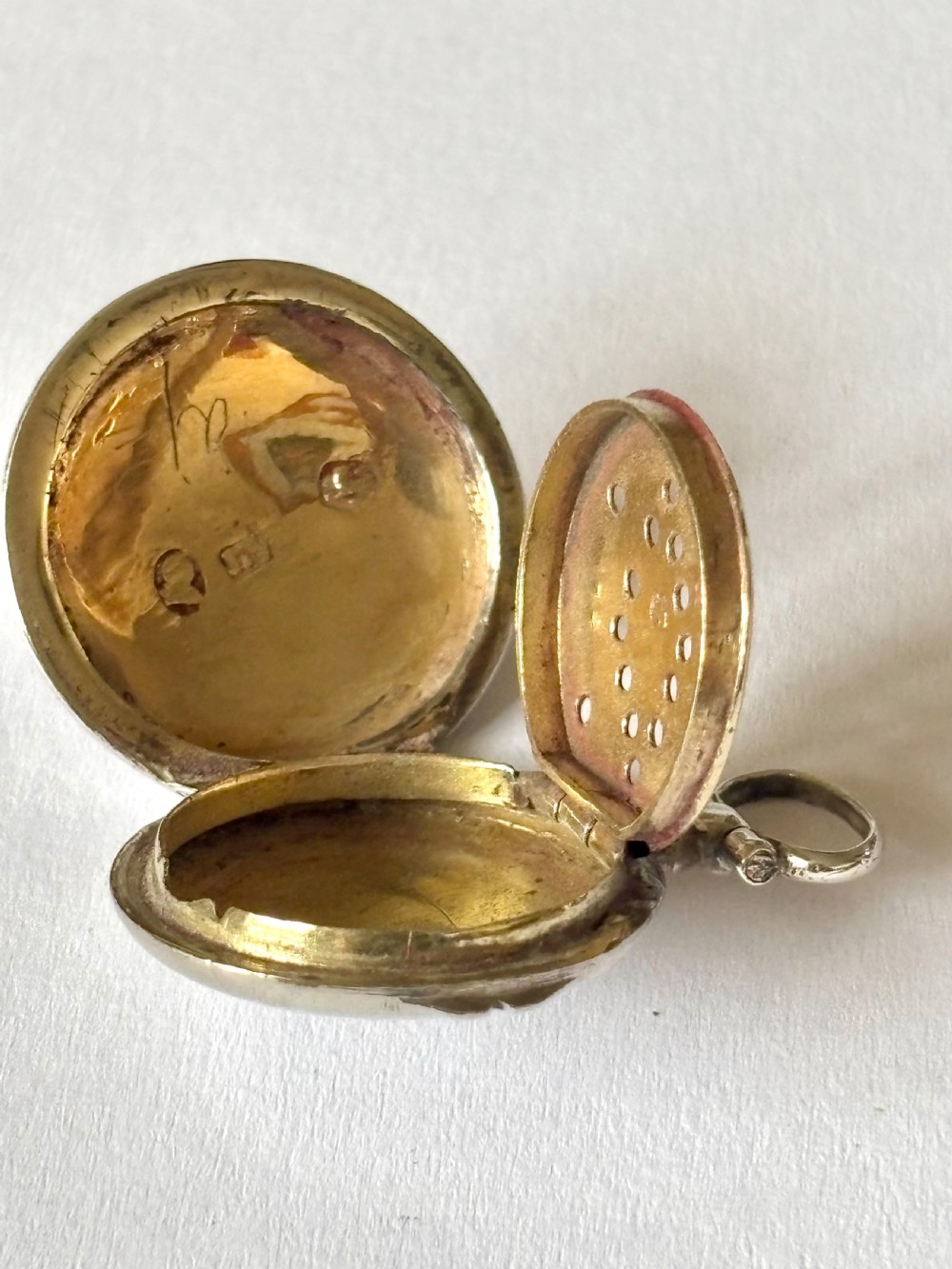 Rare George IV Silver Gilt Vinaigrette 1827 Ledsam Vale Wheeler *Pocket Watch* View VII